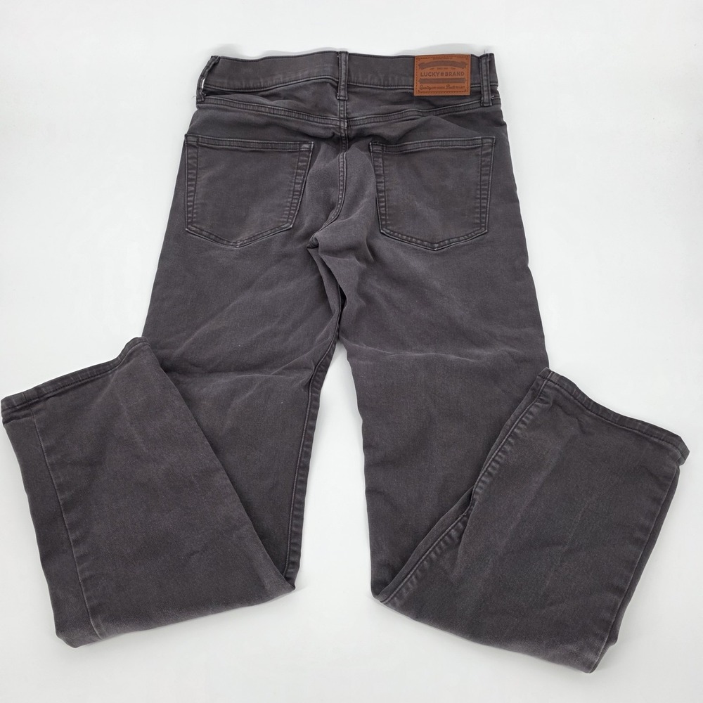 Lucky Brand Jeans Men's 31x32 Gray 410 Athletic Straight Stretch Denim Classic - Picture 5 of 9